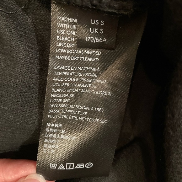 Urban Outfitters black mini Corduroy skirt with buckles and zipper size small - Picture 5 of 5